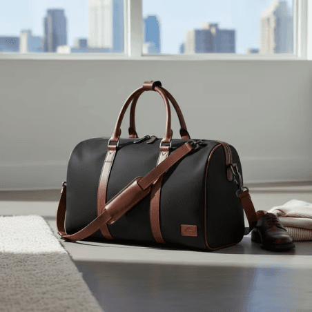 Black Travel Duffel Bag