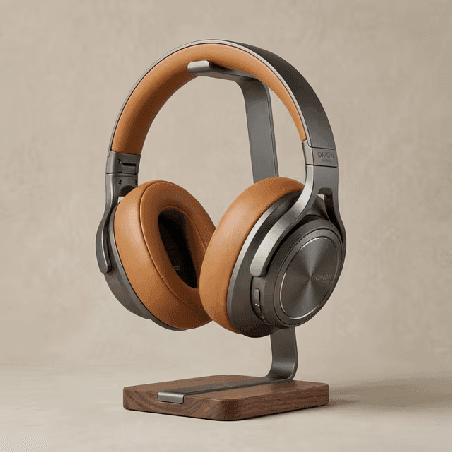 Casque sans fil beige
